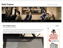Tablet Screenshot of dailycognac.com